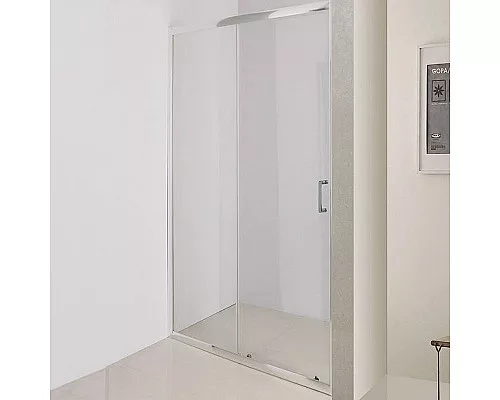 Заказать Душевая дверь BelBagno Uno 110 UNO-195-BF-1-110-C-Cr профиль Хром стекло прозрачное в магазине сантехники Santeh-Crystal.ru