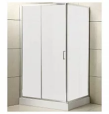 Душевой уголок BelBagno Uno 120х100 UNO-AH-1-120/100-M-Cr профиль Хром стекло матовое