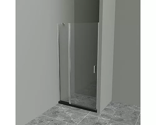 Заказать Душевая дверь BelBagno Uno 110 UNO-B-12-40+70-C-Cr профиль Хром стекло прозрачное в магазине сантехники Santeh-Crystal.ru