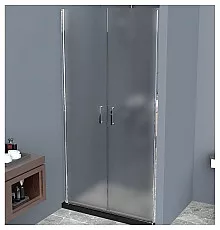 Душевая дверь BelBagno Uno 80 UNO-B-2-80-P-Cr профиль Хром стекло рифленое