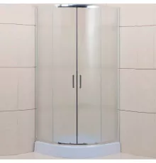 Душевой уголок BelBagno Uno 85х85 UNO-195-R-2-85-P-Cr профиль Хром стекло рифленое
