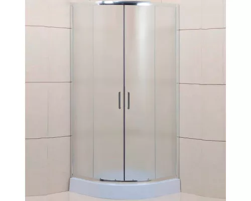 Заказать Душевой уголок BelBagno Uno 80х80 UNO-195-R-2-80-P-Cr профиль Хром стекло рифленое в магазине сантехники Santeh-Crystal.ru