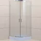 Заказать Душевой уголок BelBagno Uno 80х80 UNO-195-R-2-80-P-Cr профиль Хром стекло рифленое в магазине сантехники Santeh-Crystal.ru