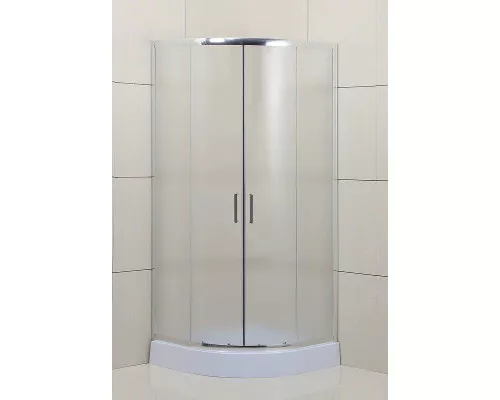 Заказать Душевой уголок BelBagno Uno 80х80 UNO-195-R-2-80-P-Cr профиль Хром стекло рифленое в магазине сантехники Santeh-Crystal.ru
