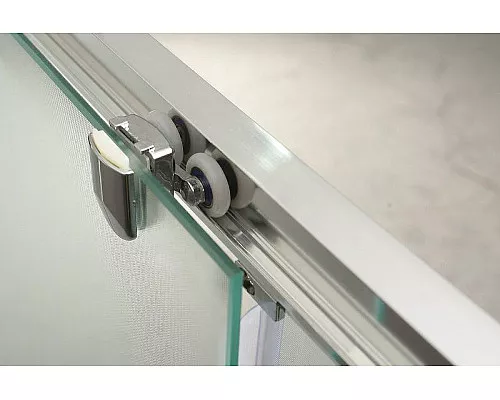 Приобрести Душевая дверь BelBagno Uno 120 UNO-195-BF-1-120-P-Cr профиль Хром стекло рифленое в магазине сантехники Santeh-Crystal.ru