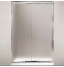 Душевая дверь BelBagno Uno 145 UNO-BF-1-145-P-Cr профиль Хром стекло рифленое