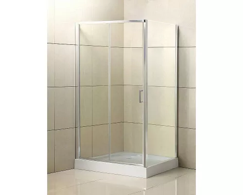 Заказать Душевой уголок BelBagno Uno 110x80 UNO-AH-1-110/80-C-Cr профиль Хром стекло прозрачное в магазине сантехники Santeh-Crystal.ru
