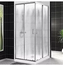 Душевой уголок BelBagno Uno 90х90 UNO-195-A-2-90-CH-CR профиль Хром стекло шиншилла