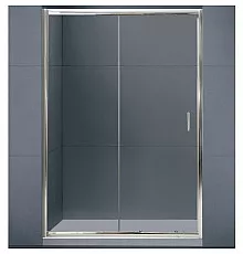 Душевая дверь BelBagno Uno 120 UNO-BF-1-120-C-Cr профиль Хром стекло прозрачное