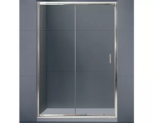 Приобрести Душевая дверь BelBagno Uno 120 UNO-BF-1-120-C-Cr профиль Хром стекло прозрачное в магазине сантехники Santeh-Crystal.ru