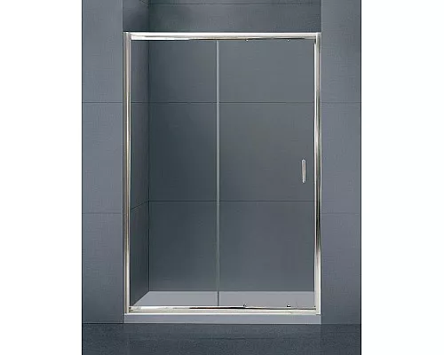 Приобрести Душевая дверь BelBagno Uno 120 UNO-BF-1-120-C-Cr профиль Хром стекло прозрачное в магазине сантехники Santeh-Crystal.ru