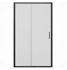 Душевая дверь Bravat Black Line 120 BD120.4101B профиль Черный стекло прозрачное
