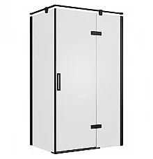 Душевой уголок Bravat Black Line 80x120 BS120.3113AB профиль Черный стекло прозрачное