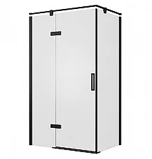 Душевой уголок Bravat Black Line 80x120 BS120.3112AB профиль Черный стекло прозрачное