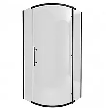 Душевой уголок Bravat Black Line 90x90 BS090.1110A профиль Черный стекло прозрачное