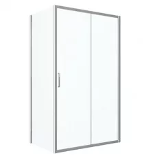 Душевой уголок Bravat Drop 120x80 BS120.3100A профиль Хром стекло прозрачное