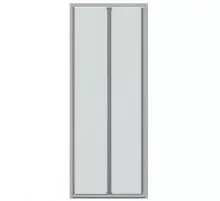 Душевая дверь Bravat Drop 100 BD100.4120A профиль Хром стекло прозрачное