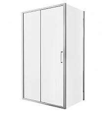 Душевой уголок Bravat Line 120x80 BS120.3101A профиль Хром стекло прозрачное