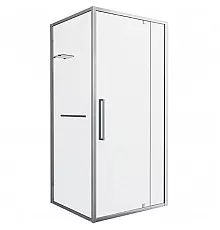 Душевой уголок Bravat Line 90x90 BS090.2116A профиль Хром стекло прозрачное