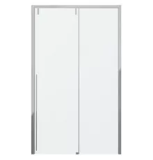 Душевая дверь Bravat Slim Line 120 BD120.4105A профиль Хром стекло прозрачное
