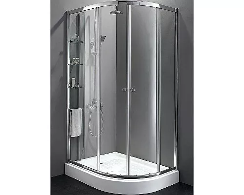 Заказать Душевой уголок Cezares Anima 120x90 ANIMA-W-RH-2-120/90-C-Cr-L профиль Хром стекло прозрачное в магазине сантехники Santeh-Crystal.ru