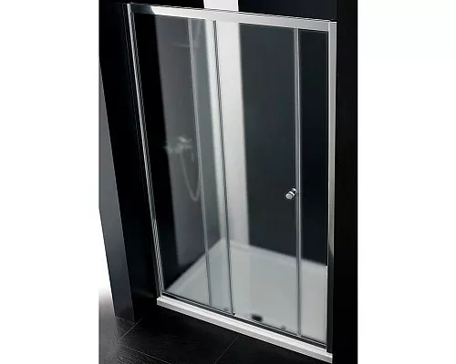 Купить Душевая дверь Cezares Anima 120 ANIMA-W-BF-1-120-P-Cr профиль Хром стекло рифленое в магазине сантехники Santeh-Crystal.ru