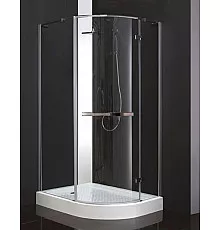 Душевой уголок Cezares BERGAMO-W-RH-1-120/100-ARCO-C-Cr-R-IV IV профиль Хром стекло прозрачное