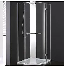 Душевой уголок Cezares Bergamo R-1 Arco 90x90 BERGAMO-W-R-1-90-ARCO-C-Cr-R-IV IV профиль Хром стекло прозрачное