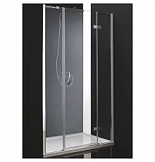 Душевая дверь Cezares Bergamo 205 R BERGAMO-W-B-13-90+60/60-C-Cr-R профиль Хром стекло прозрачное