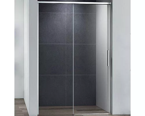 Приобрести Душевая дверь Cezares Duet Soft-M 110 DUET SOFT-M-BF-1-110-C-Cr профиль Хром стекло прозрачное в магазине сантехники Santeh-Crystal.ru