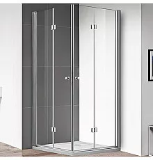 Душевой уголок Cezares Eco 100x100 ECO-O-AS-2-100-C-Cr профиль Хром стекло прозрачное