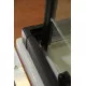 Купить Душевой уголок Cezares Eco 100x100 ECO-O-A-2-100-C-NERO профиль Черный матовый стекло прозрачное в магазине сантехники Santeh-Crystal.ru