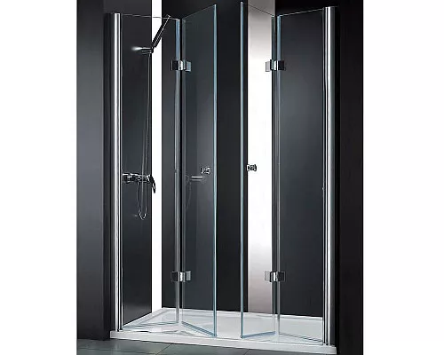 Заказать Душевая дверь Cezares Elena 200 ELENA-W-BS-22-200-C-Cr профиль Хром стекло прозрачное в магазине сантехники Santeh-Crystal.ru