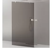 Душевая перегородка Cezares Liberta 110 LIBERTA-L-2-110-GR-Cr профиль Хром стекло серое