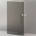 Душевая перегородка Cezares Liberta 120 LIBERTA-L-2-120-GR-Cr профиль Хром стекло серое