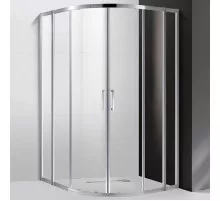 Душевой уголок Cezares Molveno R-22 110х110 MOLVENO-R-22-80+30-C-Cr-IV профиль Хром стекло прозрачное