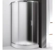 Душевой уголок Cezares Molveno R-1 100х100 MOLVENO-R-1-100-P-Cr профиль Хром стекло рифленое