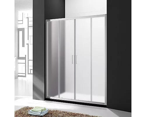 Приобрести Душевая дверь Cezares Molveno 170 MOLVENO-BF-2-170-P-Cr профиль Хром стекло матовое в магазине сантехники Santeh-Crystal.ru