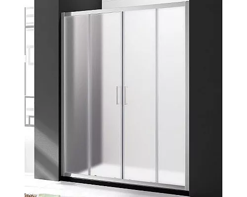 Приобрести Душевая дверь Cezares Molveno 170 MOLVENO-BF-2-170-P-Cr профиль Хром стекло матовое в магазине сантехники Santeh-Crystal.ru