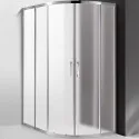 Душевой уголок Cezares Molveno 130x100 MOLVENO-RH-2-130/100-P-Cr профиль Хром стекло рифленое