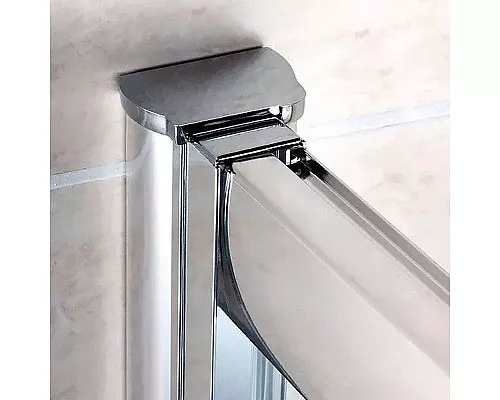 Купить Душевая дверь Cezares Pratico 135 PRATICO-BF-1-135-P-Cr профиль Хром стекло рифленое в магазине сантехники Santeh-Crystal.ru