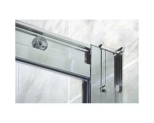 Купить Душевая дверь Cezares Pratico 135 PRATICO-BF-1-135-P-Cr профиль Хром стекло рифленое в магазине сантехники Santeh-Crystal.ru