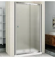 Душевая дверь Cezares Pratico 135 PRATICO-BF-1-135-P-Cr профиль Хром стекло рифленое