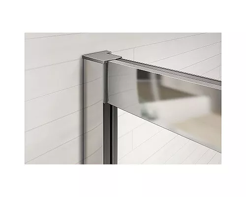 Купить Душевая дверь Cezares Pratico 155 PRATICO-BF-1-155-C-Cr профиль Хром стекло прозрачное в магазине сантехники Santeh-Crystal.ru