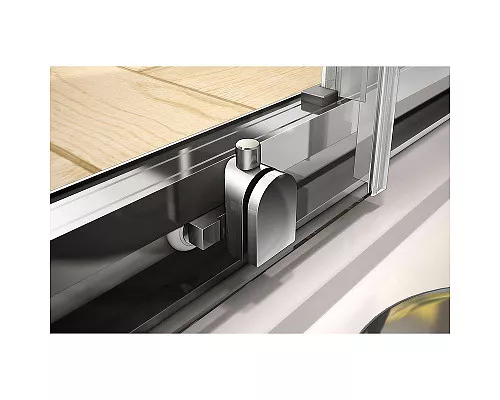 Купить Душевая дверь Cezares Pratico 155 PRATICO-BF-1-155-C-Cr профиль Хром стекло прозрачное в магазине сантехники Santeh-Crystal.ru