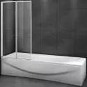 Шторка на ванну Cezares Relax 80 RELAX-V-2-80/140-C-Bi профиль Серый стекло прозрачное Шторка на ванну Cezares Relax 80 RELAX-V-2-80/140-C-Bi профиль Серый стекло прозрачное