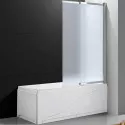Шторка на ванну Cezares Slider 90 SLIDER-VF-11-90/150-P-Cr профиль Хром стекло рифленое
