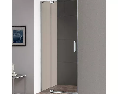 Заказать Душевая дверь Cezares Slider 110 SLIDER-B-1-100/110-BR-Cr профиль Хром стекло бронзовое в магазине сантехники Santeh-Crystal.ru