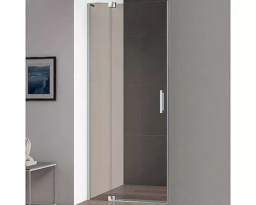 Заказать Душевая дверь Cezares Slider 90 SLIDER-B-1-80/90-BR-Cr профиль Хром стекло бронзовое в магазине сантехники Santeh-Crystal.ru