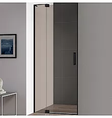 Душевая дверь Cezares Slider 100 SLIDER-B-1-90/100-BR-NERO профиль Черный матовый стекло бронзовое